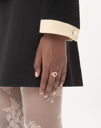 Bague Coeur Royal en métal, émail et cristaux Swarovski®
