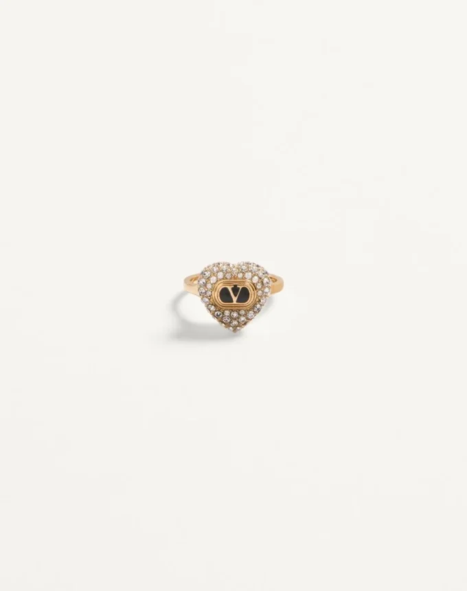 Bague Coeur Royal en métal, émail et cristaux Swarovski®