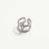 Bague Ovalette en métal et cristal Swarovski®