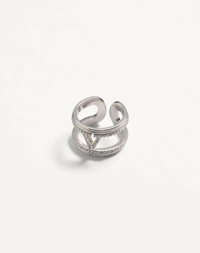 Bague Ovalette en métal et cristal Swarovski®