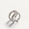 Bague Ovalette en métal et cristal Swarovski®