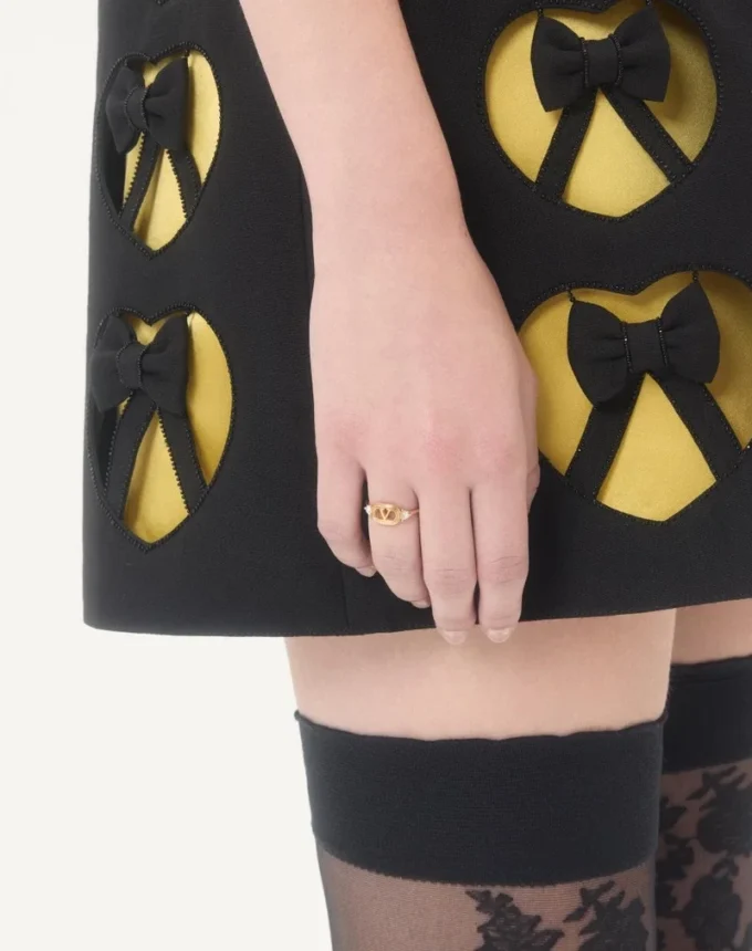 Bague Ovalette en métal et cristaux Swarovski®