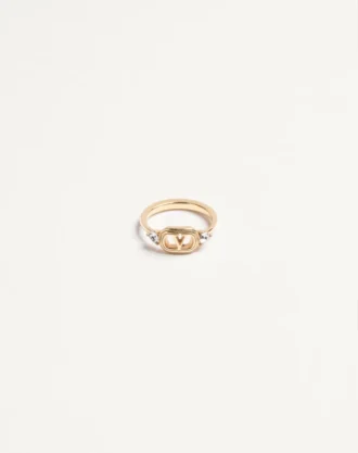 Bague Ovalette en métal et cristaux Swarovski®