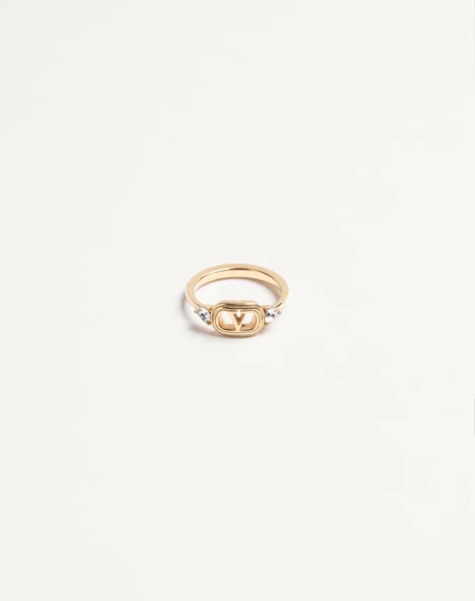 Bague Ovalette en métal et cristaux Swarovski®