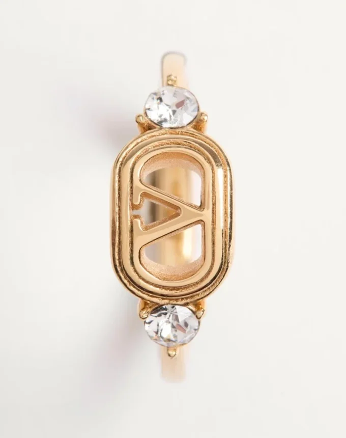 Bague Ovalette en métal et cristaux Swarovski®