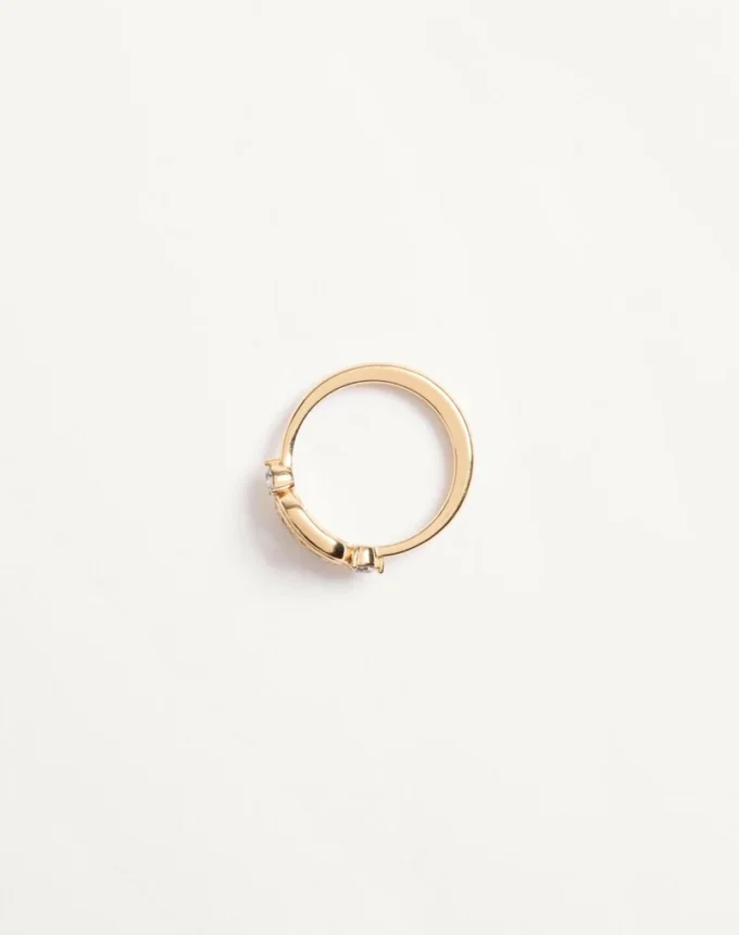 Bague Ovalette en métal et cristaux Swarovski®