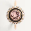 Bague VLogo Signature en métal, émail et cristaux