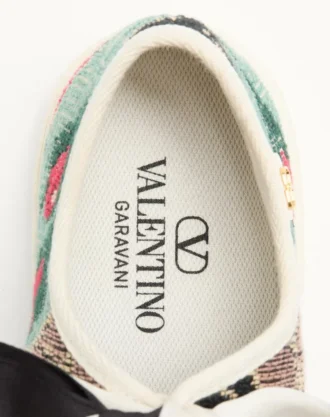 Ballerines Bay By Bay en tissu jacquard avec broderies florales