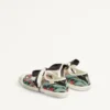 Ballerines Bay By Bay en tissu jacquard avec broderies florales Ballerines Bay By Bay en tissu jacquard avec broderies florales
