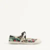 Ballerines Bay By Bay en tissu jacquard avec broderies florales Ballerines Bay By Bay en tissu jacquard avec broderies florales