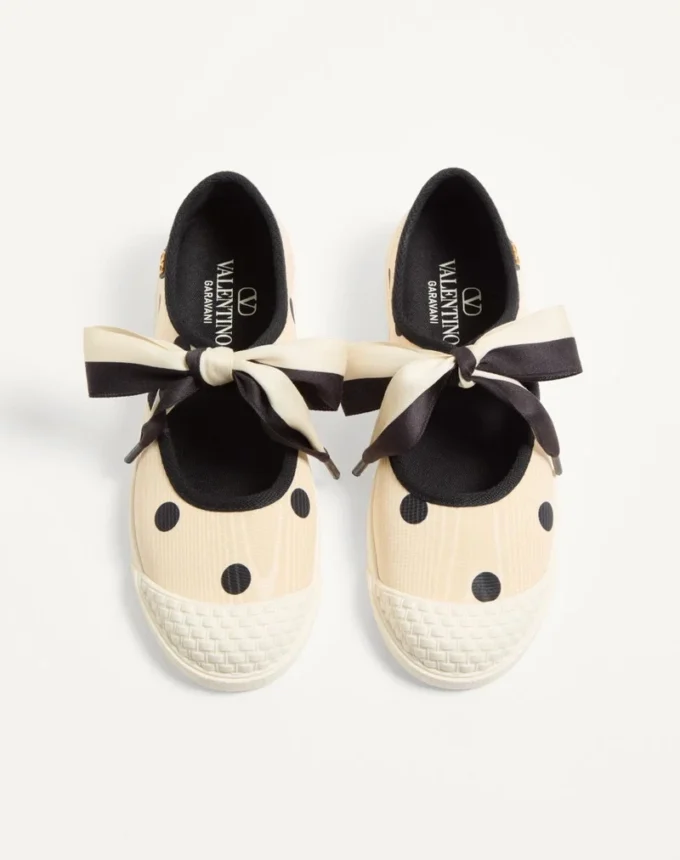 Ballerines Bay By Bay en tissu moiré Plus de pois Ballerines Bay By Bay en tissu moiré Plus de pois