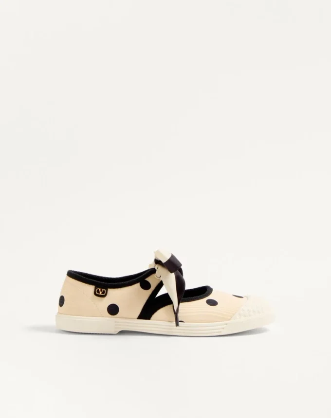 Ballerines Bay By Bay en tissu moiré Plus de pois Ballerines Bay By Bay en tissu moiré Plus de pois