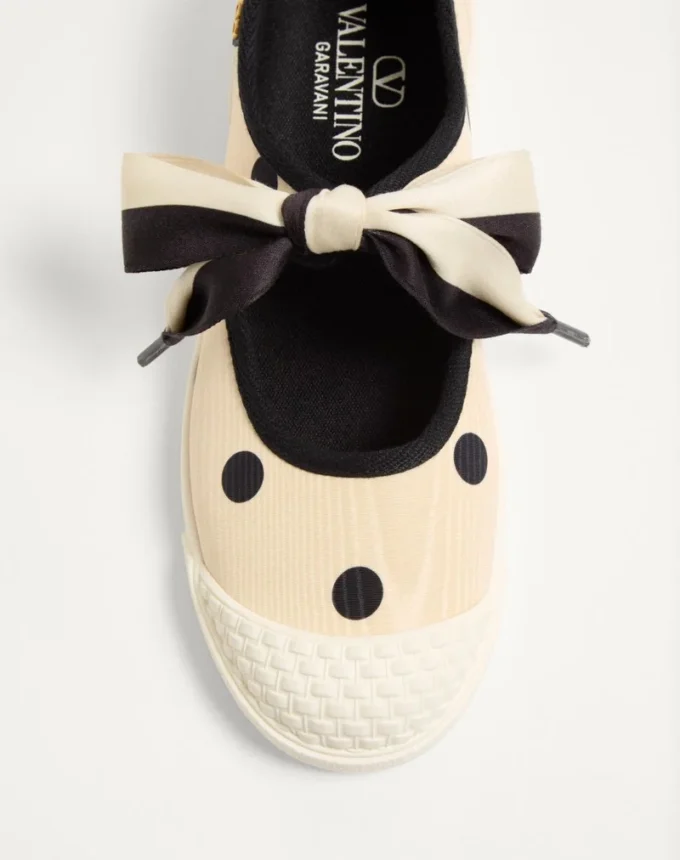 Ballerines Bay By Bay en tissu moiré Plus de pois Ballerines Bay By Bay en tissu moiré Plus de pois