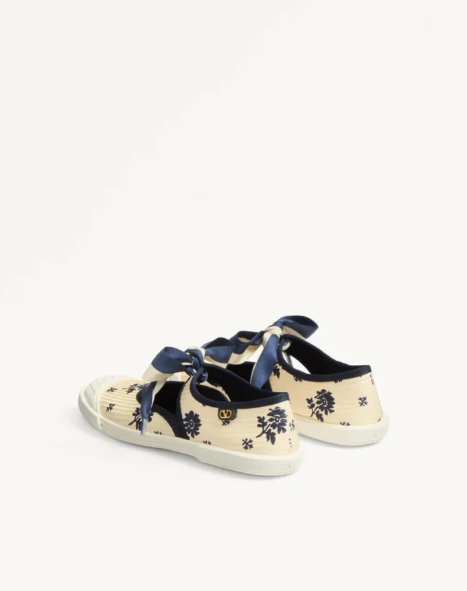 Ballerines Bay By Bay en tissu Papier Floral Ballerines Bay By Bay en tissu Papier Floral