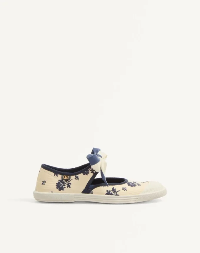 Ballerines Bay By Bay en tissu Papier Floral Ballerines Bay By Bay en tissu Papier Floral