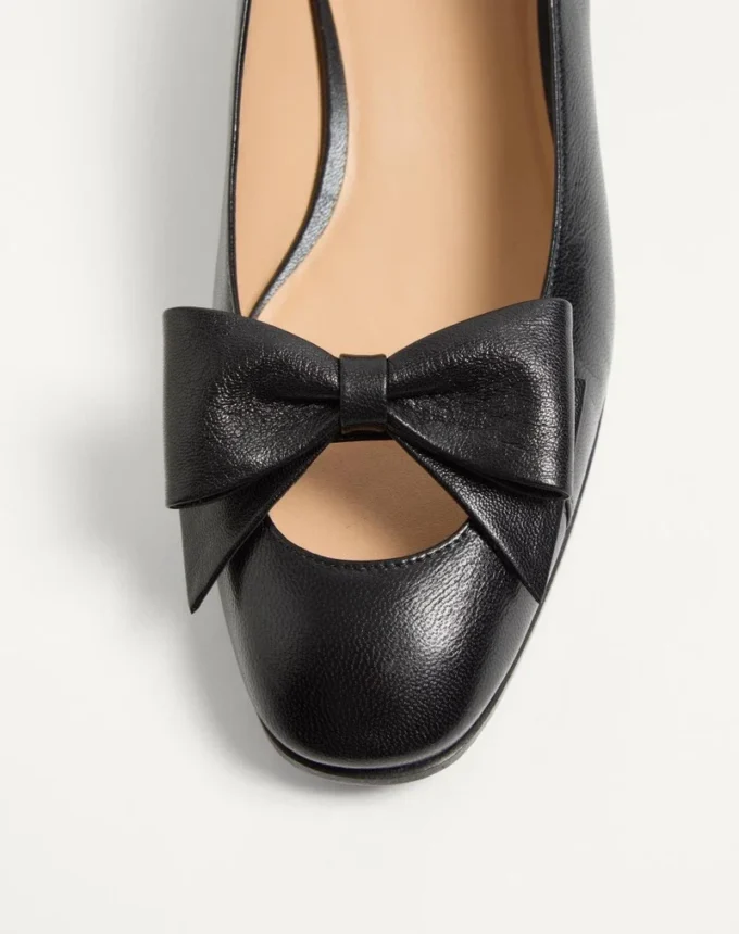 Ballerines Bowow en cuir de chevreau