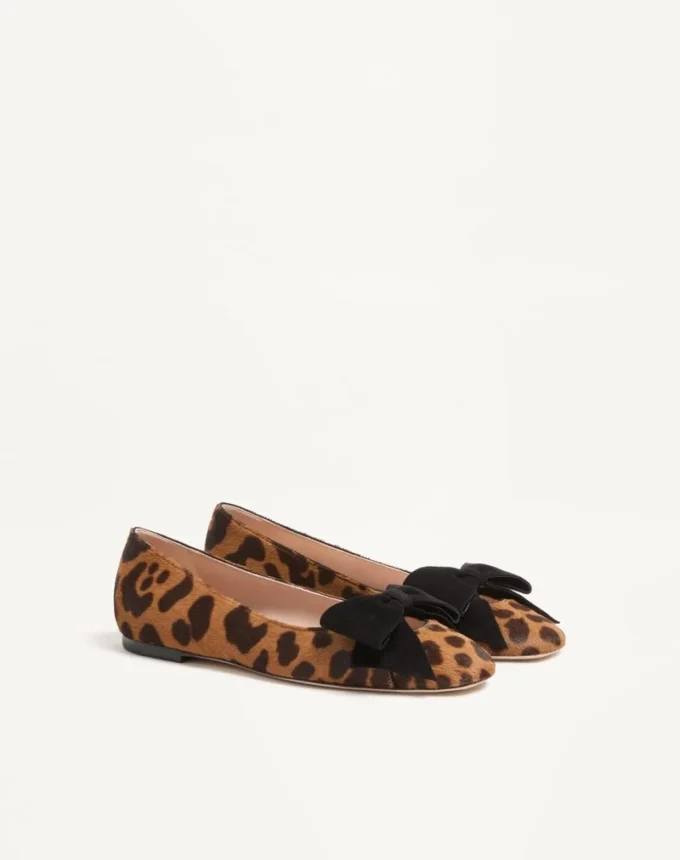 Ballerines Bowow en cuir de veau effet poney Ballerines Bowow en cuir de veau effet poney