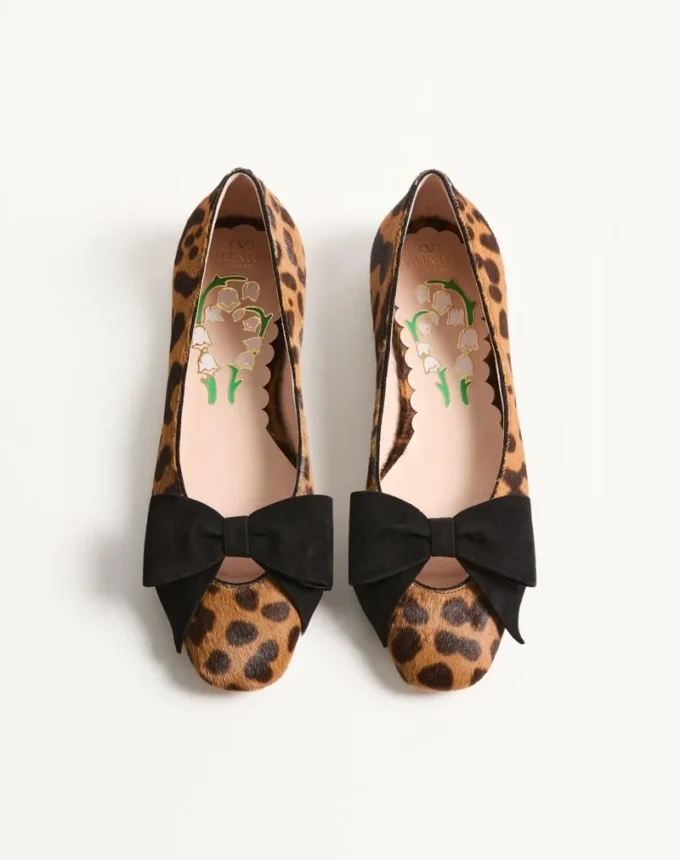 Ballerines Bowow en cuir de veau effet poney Ballerines Bowow en cuir de veau effet poney
