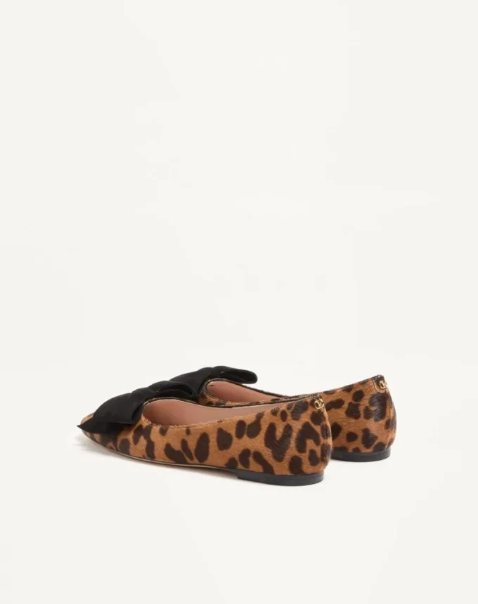 Ballerines Bowow en cuir de veau effet poney Ballerines Bowow en cuir de veau effet poney