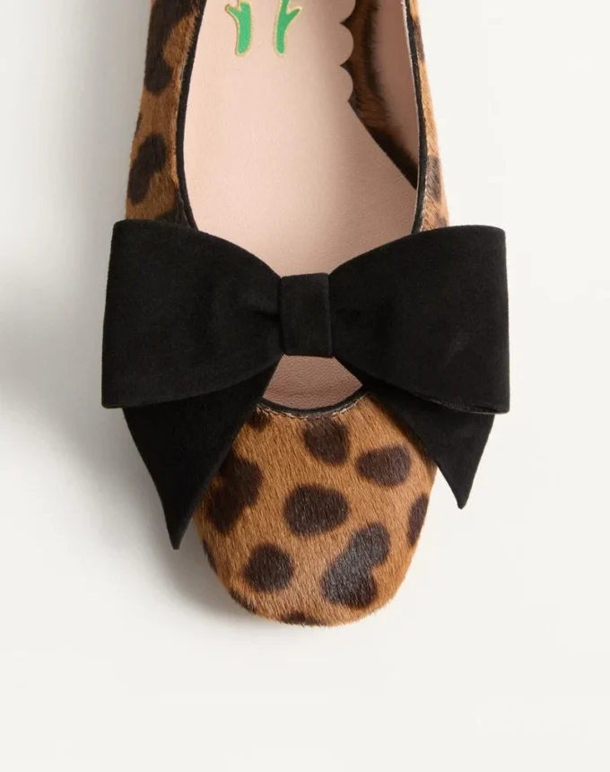 Ballerines Bowow en cuir de veau effet poney Ballerines Bowow en cuir de veau effet poney