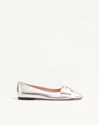 Ballerines Bowow en cuir nappa laminé