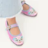 Ballerines Mary-Jane Endouce en velours avec broderie Le Chat De La Maison Ballerines Mary-Jane Endouce en velours avec broderie Le Chat De La Maison