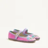 Ballerines Mary-Jane Endouce en velours avec broderie Le Chat De La Maison Ballerines Mary-Jane Endouce en velours avec broderie Le Chat De La Maison