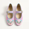 Ballerines Mary-Jane Endouce en velours avec broderie Le Chat De La Maison Ballerines Mary-Jane Endouce en velours avec broderie Le Chat De La Maison