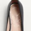 Ballerines Mary-Jane Preshoes en cuir de chevreau avec bouton bijou 20 mm Ballerines Mary-Jane Preshoes en cuir de chevreau avec bouton bijou 20 mm
