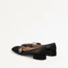Ballerines Mary-Jane Preshoes en cuir de chevreau avec bouton bijou 20 mm Ballerines Mary-Jane Preshoes en cuir de chevreau avec bouton bijou 20 mm