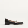 Ballerines Mary-Jane Preshoes en cuir de chevreau avec bouton bijou 20 mm Ballerines Mary-Jane Preshoes en cuir de chevreau avec bouton bijou 20 mm