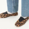 Ballerines Rhytmika en cuir velours avec imprimé Fauve Eclat
