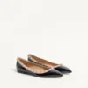 Ballerines Rockstud en cuir verni
