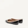 Ballerines Rockstud en cuir verni