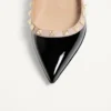 Ballerines Rockstud en cuir verni