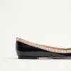 Ballerines Rockstud en cuir verni