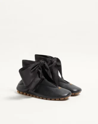 Ballerines Rythmika en cuir nappa perforé