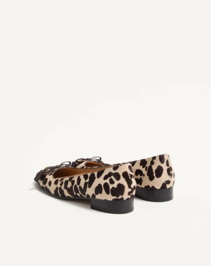 Ballerines Valet Du Roi en cuir de veau effet poney 25 mm Ballerines Valet Du Roi en cuir de veau effet poney 25 mm