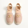 Ballerines Vlogo Signature en cuir de veau grainé 25 mm Ballerines Vlogo Signature en cuir de veau grainé 25 mm