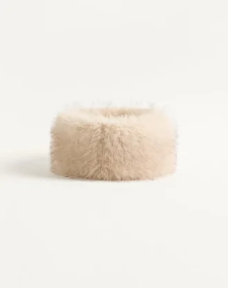 Bandeau en fausse fourrure VLogo Signature