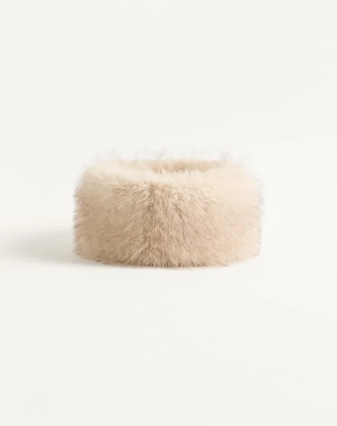 Bandeau en fausse fourrure VLogo Signature