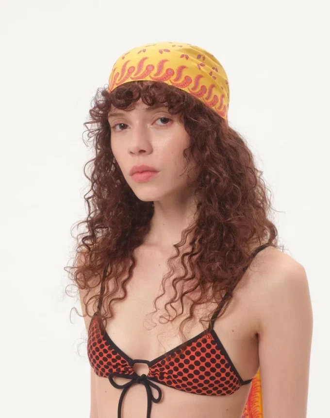 Bandeau Escape en coton et soie