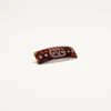 Barrette à cheveux Vlogo Signature en résine, métal et cristaux Barrette à cheveux Vlogo Signature en résine, métal et cristaux