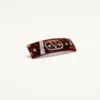 Barrette à cheveux Vlogo Signature en résine, métal et cristaux Barrette à cheveux Vlogo Signature en résine, métal et cristaux