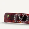 Barrette à cheveux Vlogo Signature en résine, métal et cristaux Swarovski® Barrette à cheveux Vlogo Signature en résine, métal et cristaux Swarovski®