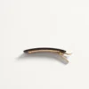 Barrette à cheveux Vlogo Signature en résine, métal et cristaux Swarovski® Barrette à cheveux Vlogo Signature en résine, métal et cristaux Swarovski®