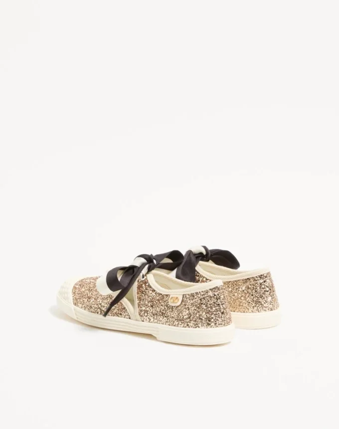 Baskets ballerines Bay By Bay en tissu pailleté