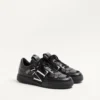 Baskets basses en cuir de veau Vl7N avec bandes
