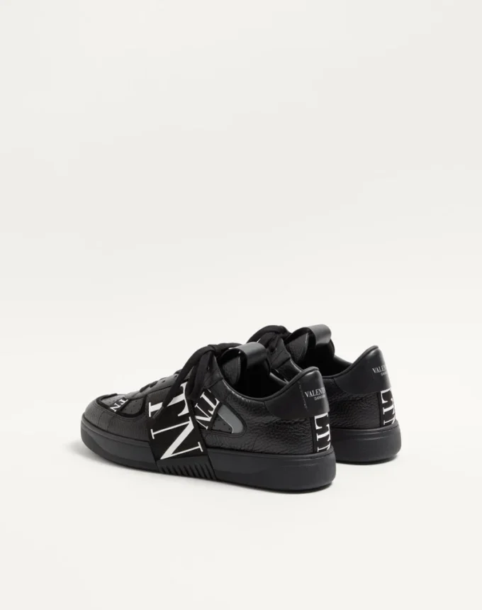 Baskets basses en cuir de veau Vl7N avec bandes