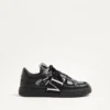 Baskets basses en cuir de veau Vl7N avec bandes